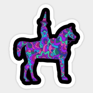 Glasgow Psychedelic Icon Sticker